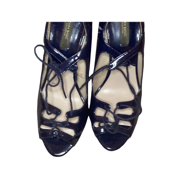 (SOLD) 🎊ZARA BASIC COLLECTION Blue Heel Shoes - Picture 6 of 13